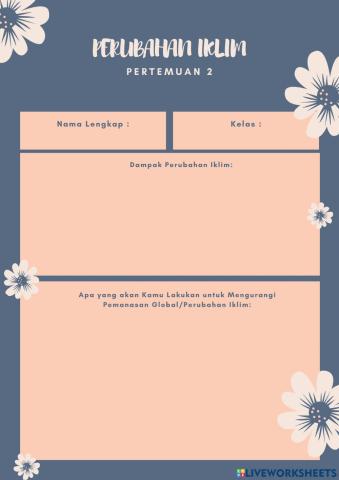 Perubahan Iklim (Dampak dan Penanggulangan)