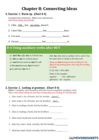 Chapter 8- part 2- fundamentals of english grammar