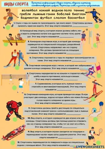 Виды спорта