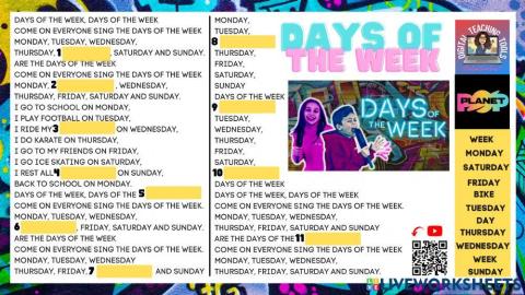 Days of the Week