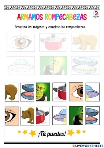 Rompecabezas de la vocal o