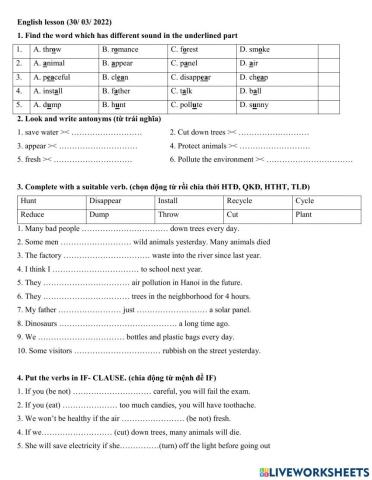 Group 5 - Conditional type 1 review