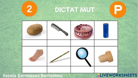 Dictat mut P  avançat