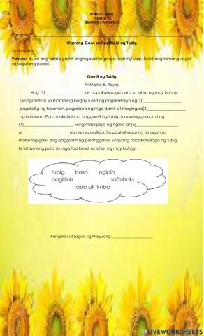 Wastong Gawi sa Pagtitipid ng Tubig