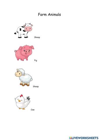 Farm animals ticks