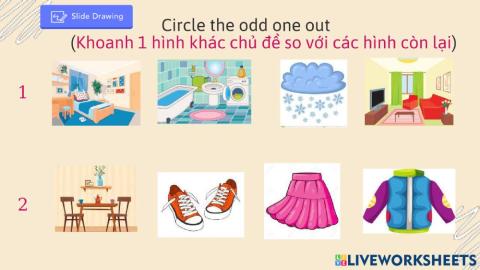 Review (Clothes, Weather, Rooms)