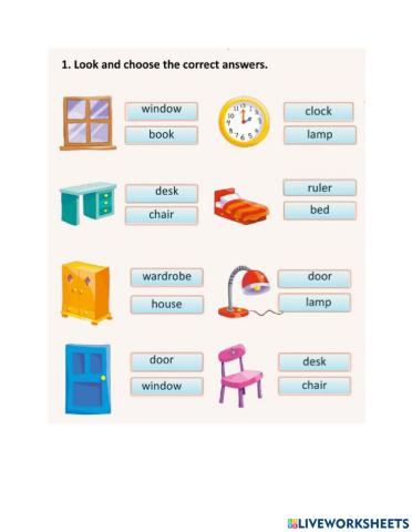 KIDS1B U9 L1 Vocabulary