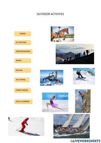 Outdoor activities