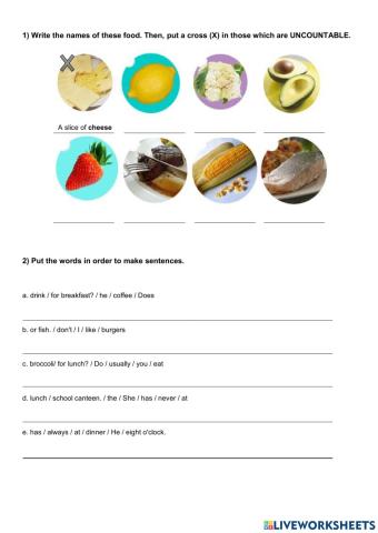 At the school canteen review