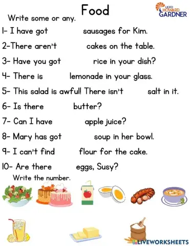 Food and quantifiers