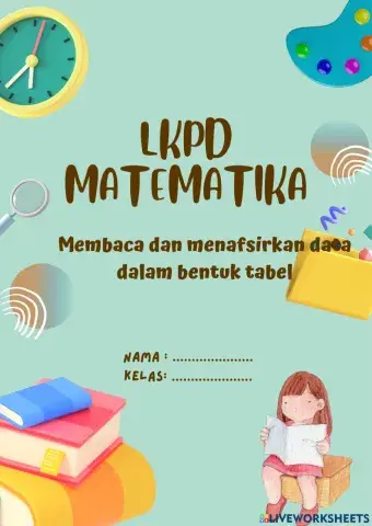 Membaca dan menafsirkan data dalam bentuk tabel