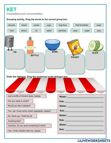 KET Countables and Uncountables