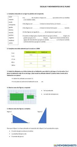 Escalas y movimientos en el plano 6.8