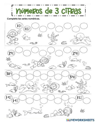 Números de 3 cifras