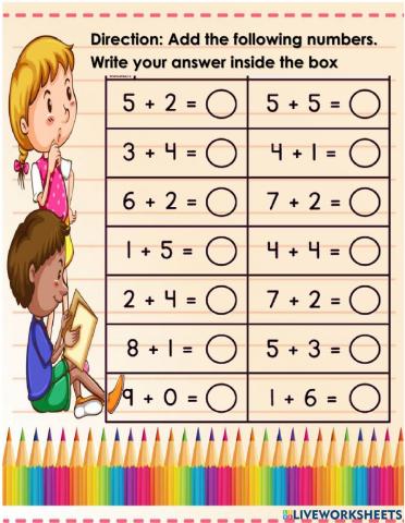 Activity sheet grade 3
