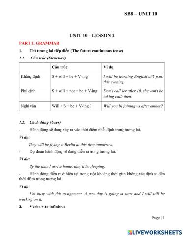 Unit 10-Lesson 2-Grammar