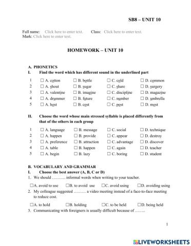Sb 8-u10- practice test