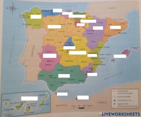 Comunidades Autónomas de España