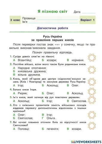 ДР Русь-Україна за перших князів