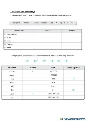 1.3 Kuantiti fizik dan unitnya