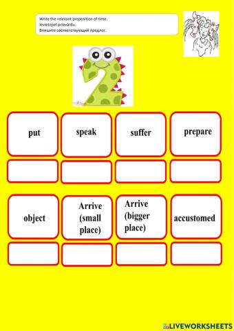 Dependent prepositions 1 (2)