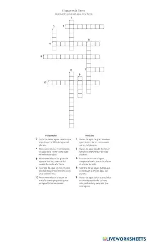 El agua en la Tierra