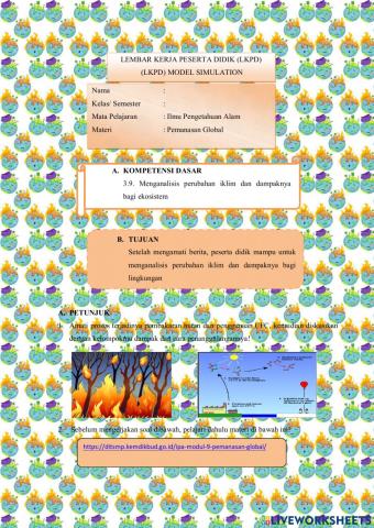 Peyebab Pemanasan Global