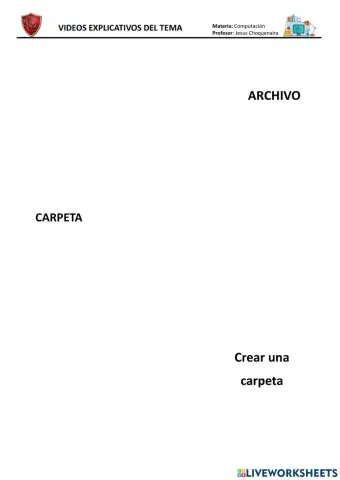 Carpeta y archivo