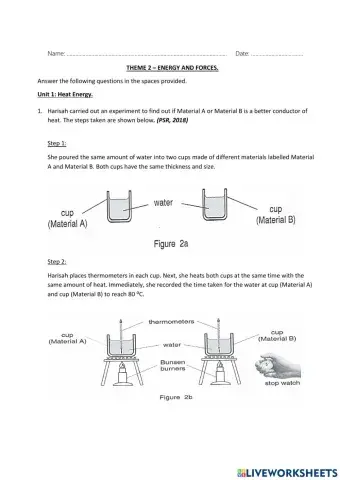 Heat Energy (Paper 2)