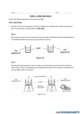 Heat Energy (Paper 2)