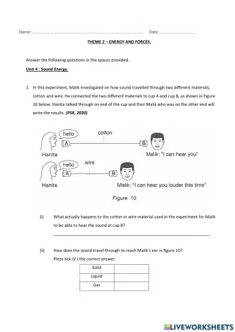 Sound Energy (Paper 2)