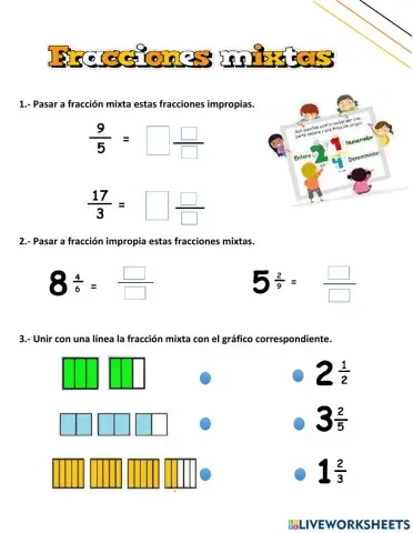 Fracciones mixtas