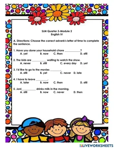 Adverbs of Place and Time