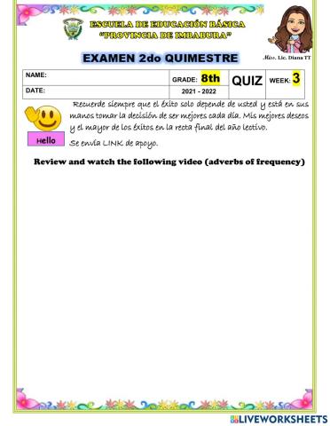 8vo-Quim2-FINAL EXAM-Week3