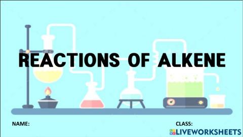 Reaction alkene