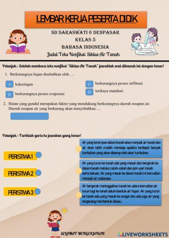 Bahasa Indonesia Mengurutkan Peristiwa
