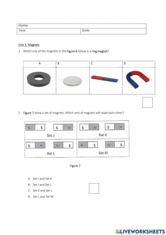 Magnets (Test 3)