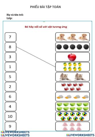 Toán ôn phạm vi 10