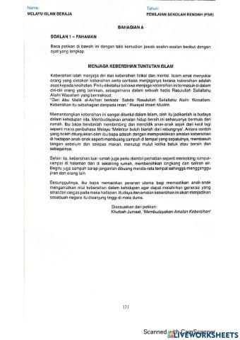 Menjaga Kebersihan Tuntutan Islam