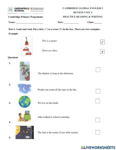 CGE2-U4-Practice Reading & Writing