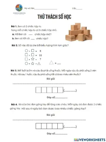 Toán tư duy tuần 26