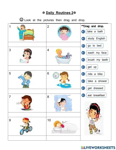 Routines 1-Drag & Drop