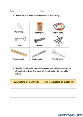 Conductors of electricity