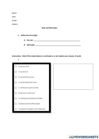 Dry Rubs Vs Marinades