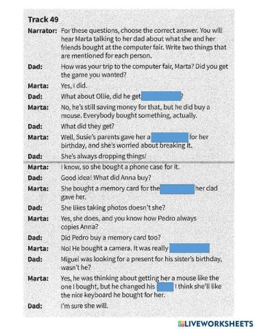 Complete ket listening