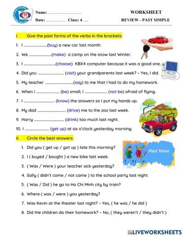 Review - past simple