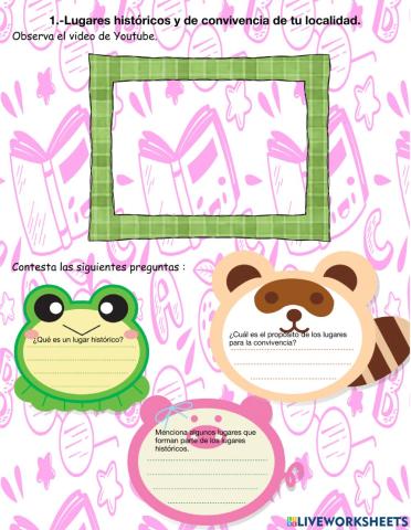 Lugares históricos y de convivencia