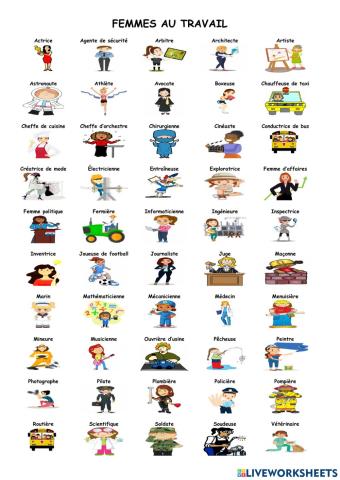 Femmes au travail