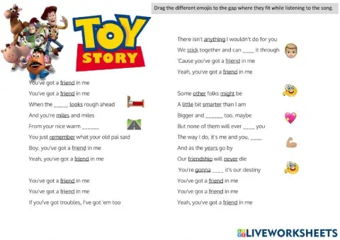 Song: You've got a friend in me