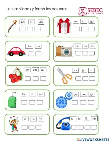 Lectoescritura 3ro preescolar